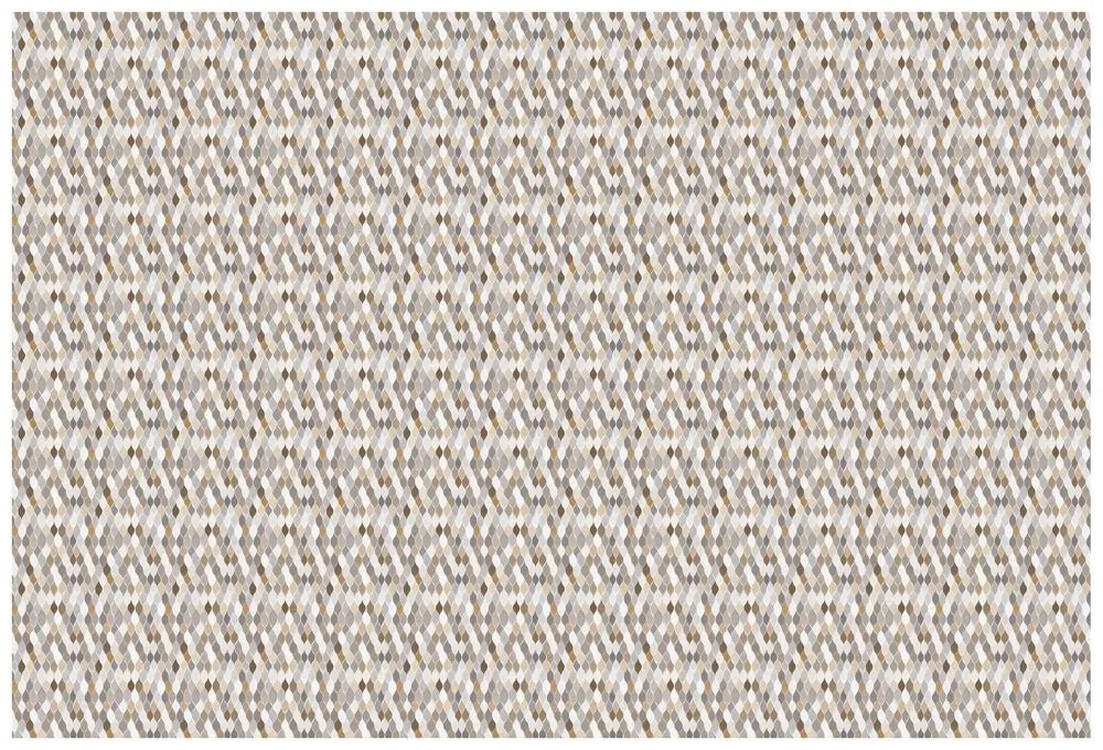 Тапет – Кафяво-бежова геометрия на сиво