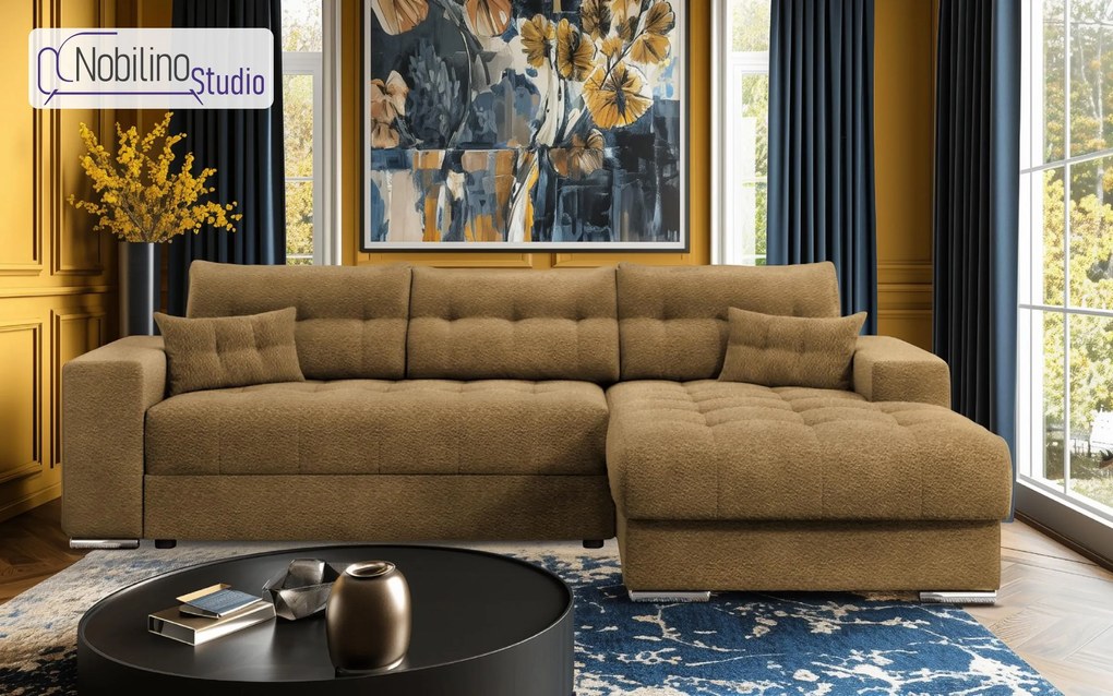 Разтегателен ъглов диван Сандер