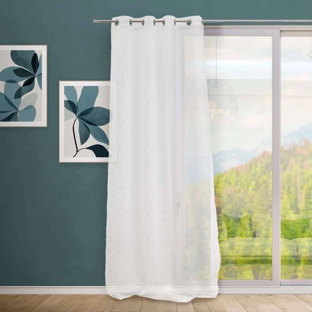 Бяло-сребриста завеса 140x260 cm Pucka – Casa Selección