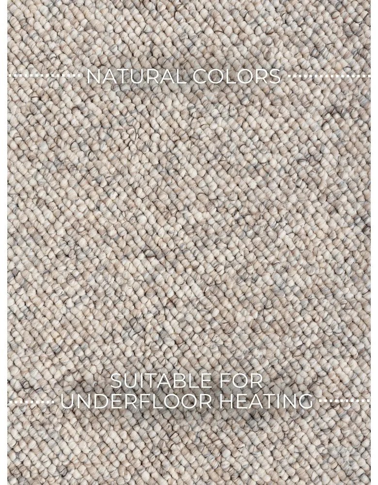 Сиво-кремав килим подходящ за пране 160x230 cm Rocco Dark Cream – Elle Decoration