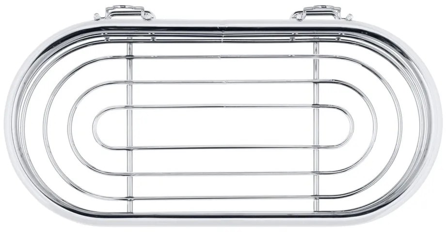 Сребърен рафт за душ Trestina, 26 x 11 cm - Wenko