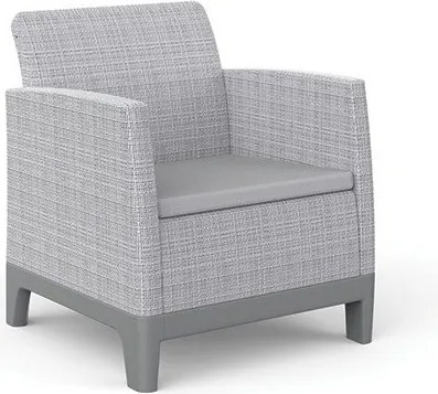 Светлосиви пластмасови градински столове в комплект 2 бр. Scandi Forma – Keter