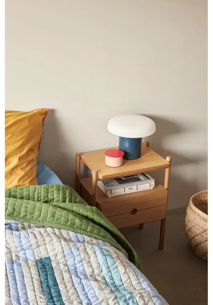 Тъмносиня настолна лампа (височина 20 cm) Ateliers – Hübsch