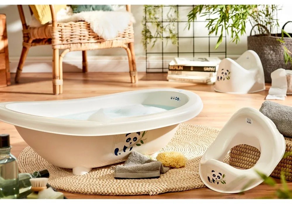 Бяла детска тоалетна седалка PANDA - Rotho