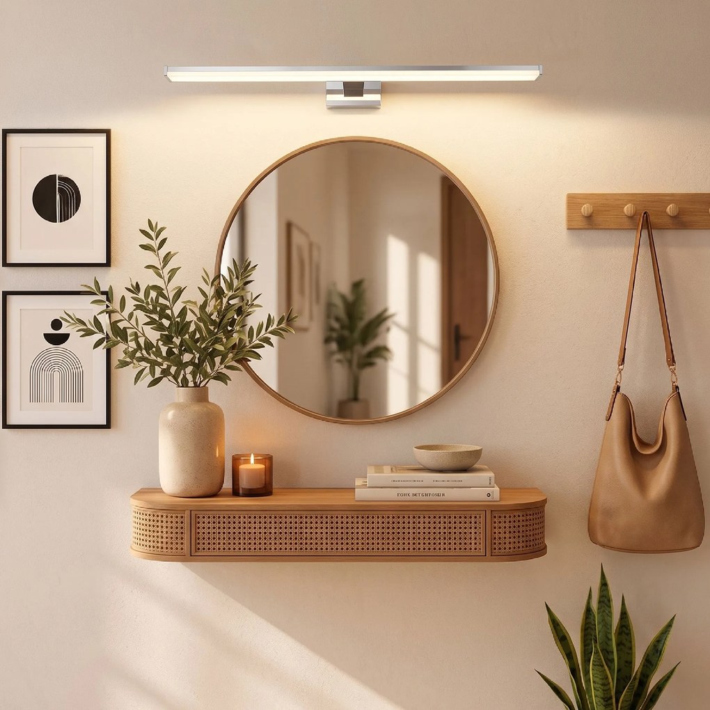 АПЛИК ЗА БАНЯ LED 12W 58CM APP369-1W CHROM