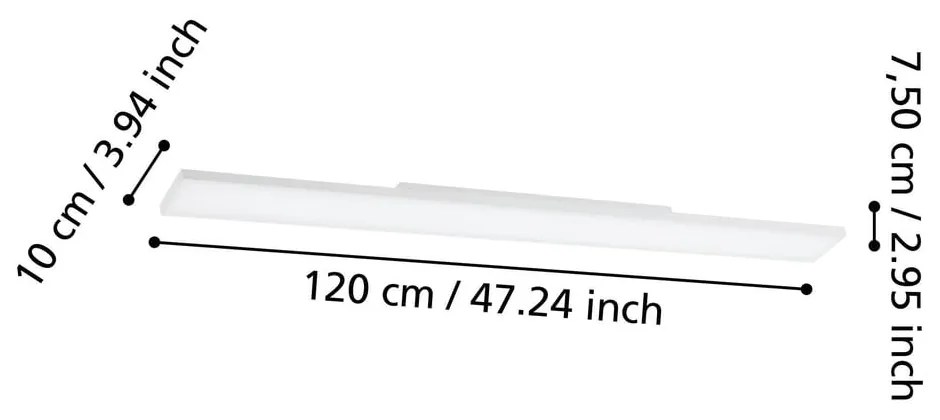 LED smart осветително тяло за таван 34 W TURCONA-Z – EGLO