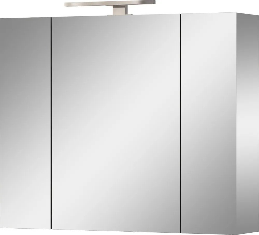 Сив шкаф за баня 80x71 cm – Germania