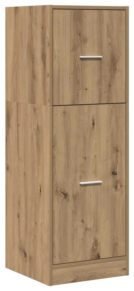 855204 vidaXL Шкаф органайзер, дъб артизан, 40x41x118 см, инженерно дърво