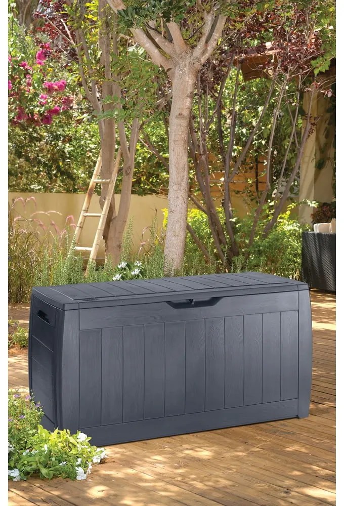 Тъмносива градинска кутия за съхранение Hollywood – Keter