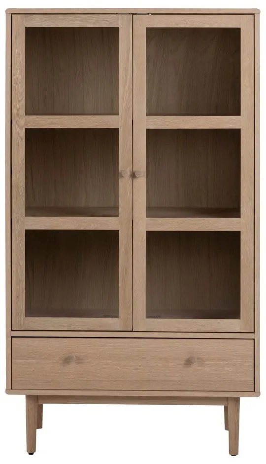 Витрина в дъбов декор 80x145 cm Aston - Actona