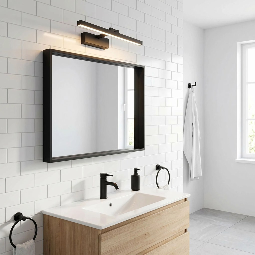 LED аплик за баня APP1866-1W 40 cm Black