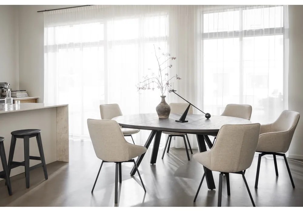 Бежови трапезни столове в комплект от 2 бр. Alison – Rowico