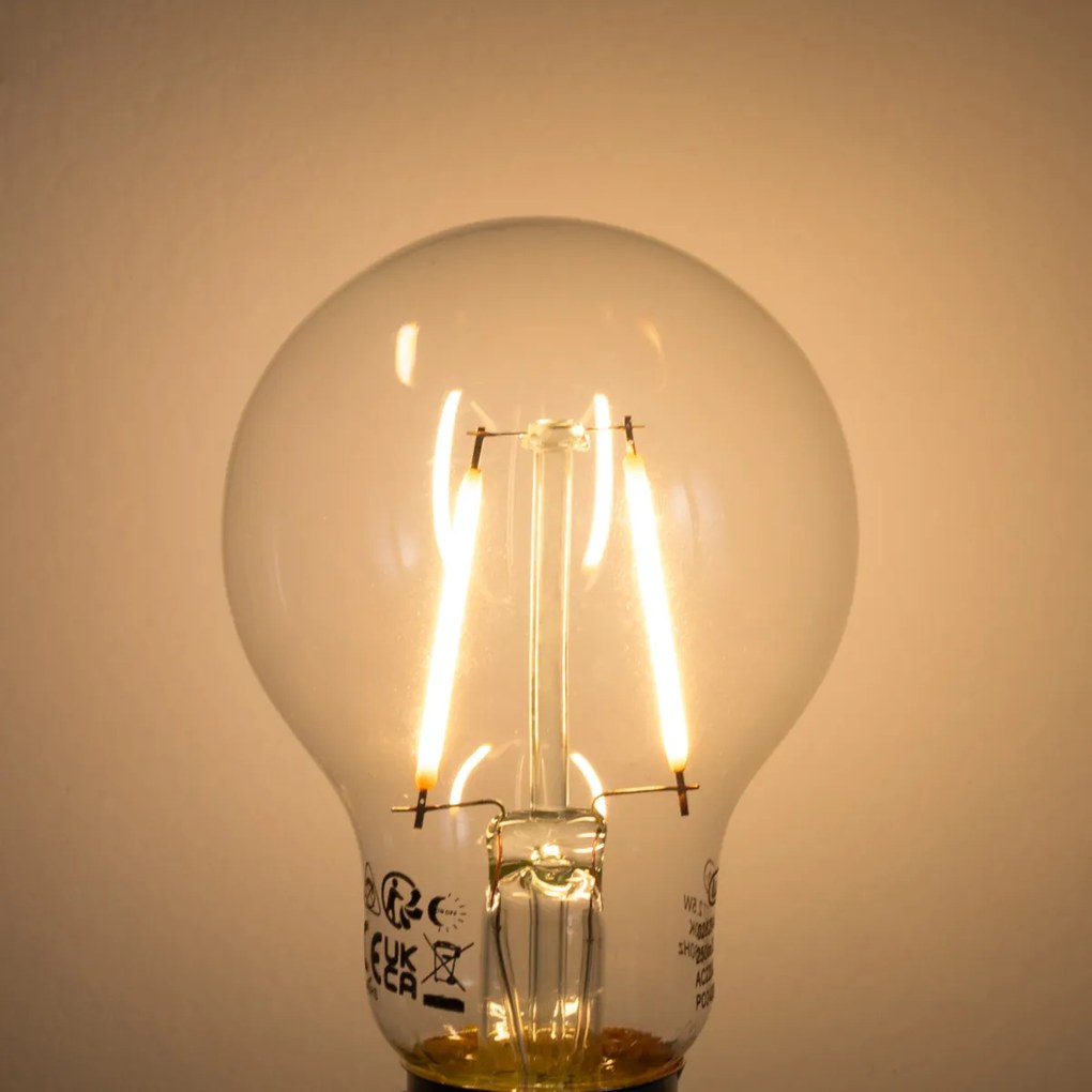Комплект от 5 E27 LED крушки A60 със сензор за здрач 2.5W 250 lm 2200K