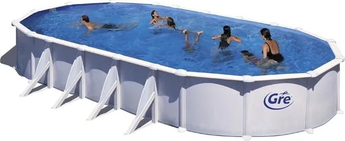 Сглобяем басейн с твърди стени ATLANTIS  8.10 х 4.70 х 1.32 м - Gre