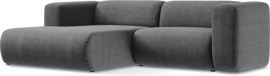 Сив ъглов диван (ляв ъгъл) Ekahi – Makamii