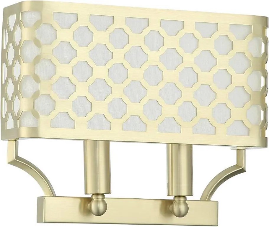 Open Design OR84603 - Стенно осветително тяло VERNO 2xE14/12W/230V месинг