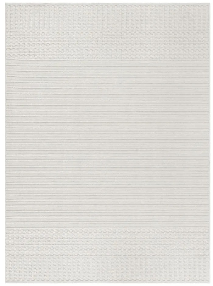 Бял килим от шенил подходящ за пране 80x160 cm Elton – Flair Rugs