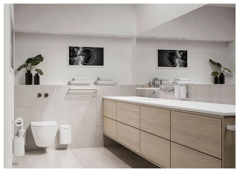 Метален държач за кърпи, монтиран на стената Rim - Zone