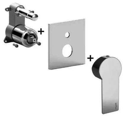 Paffoni - Душ смесител за вграждане TANGO, лъскав хром