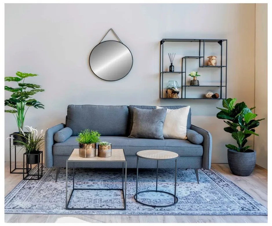 Стенно огледало ø 60 cm Trapani - House Nordic