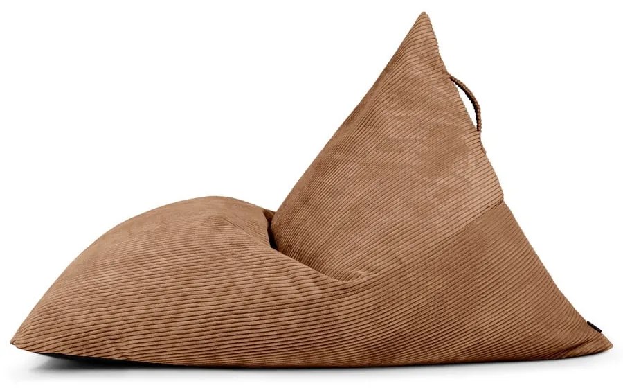 Кафяв пуф от рипсено кадифе Razzmatazz – SLOWDOWN