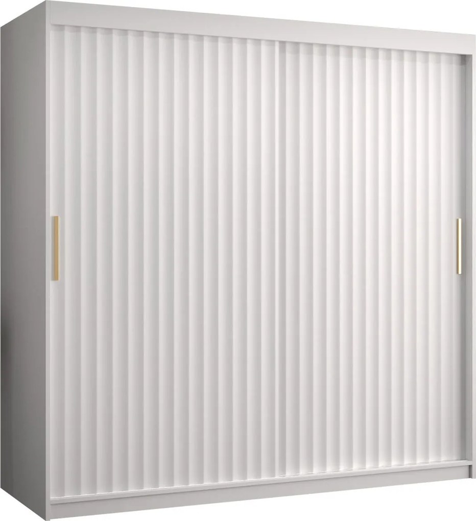 Плъзгащ се гардероб Riflo Wave-Leuko-Дължина: 180 см