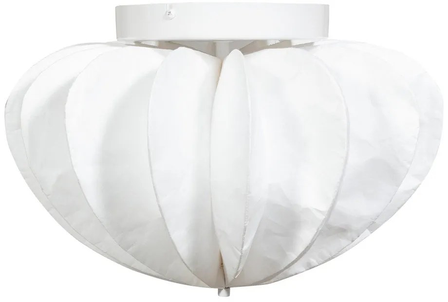 Бяло осветително тяло за таван ø 40 cm Dalia – WOOOD