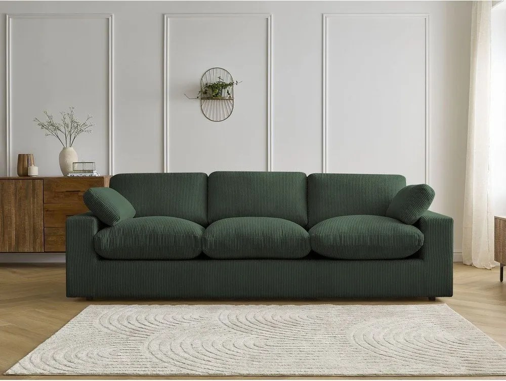 Зелен диван от рипсено кадифе 250 cm Belair – Bobochic Paris
