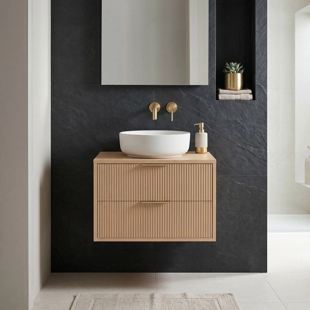 Шкаф за мивка Rea Mono 60cm Beige