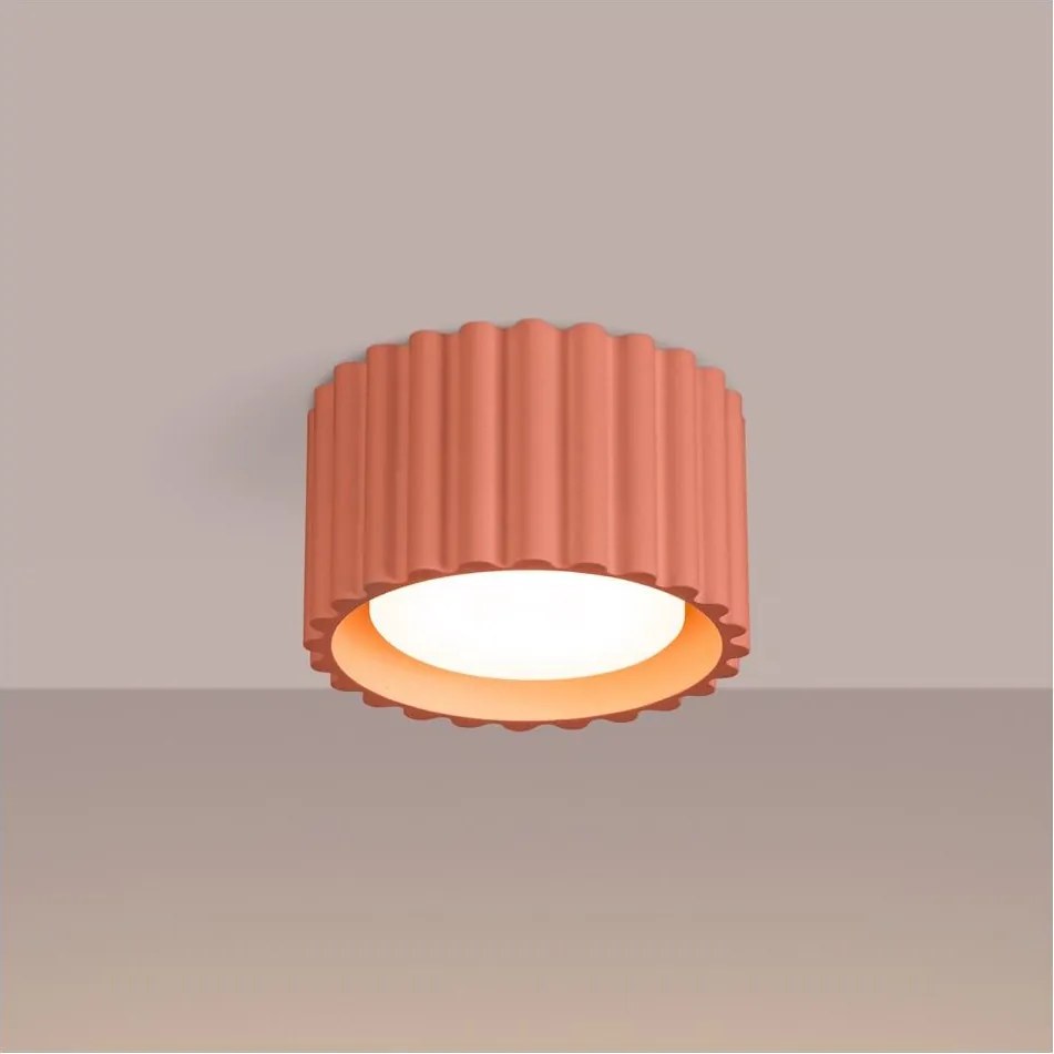 Brilagi - LED точково осветително тяло SFERA 1xGX53/30W/230V диаметър 10 см розово