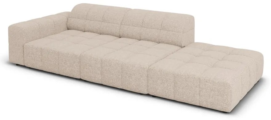 Бежов шезлонг (ляв ъгъл) Chicago – Cosmopolitan Design