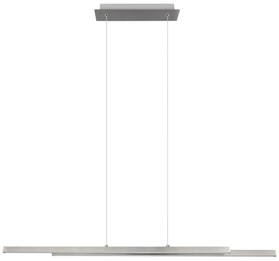 LED висящо осветително тяло сребристо Odio – Trio