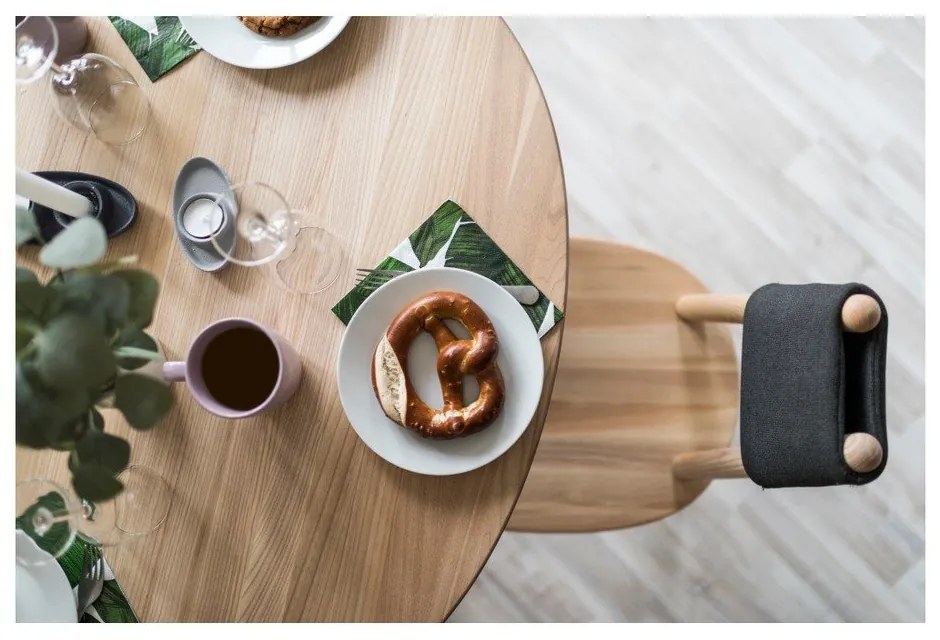 Маса за хранене от естествено масивно дърво , ⌀ 90 cm Naïve - EMKO