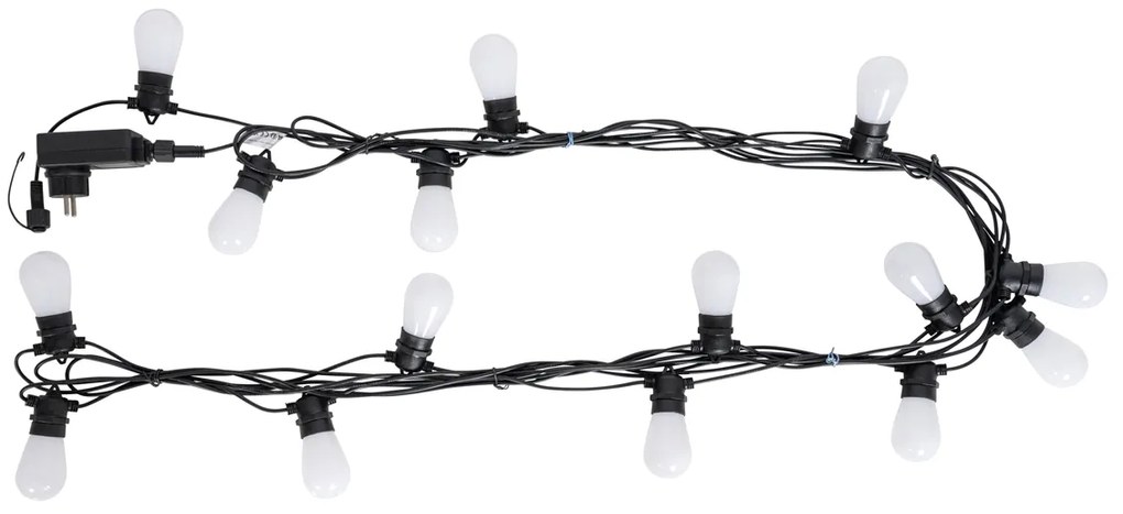 Интелигентна LED светлинна лента 15 метра 15 лампи опал RGBW IP44 - Chill