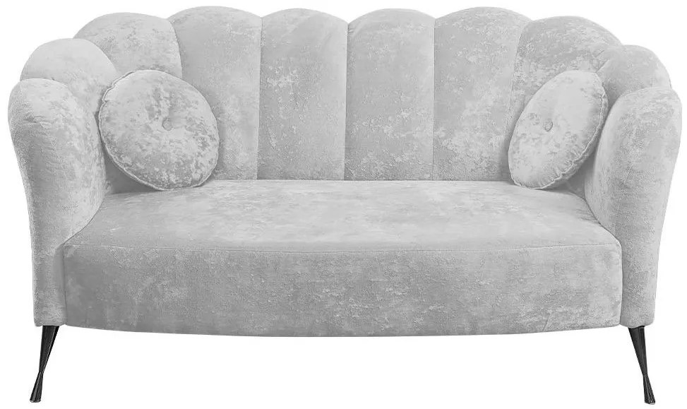 Диван Adria двуместен-Сиво - черно