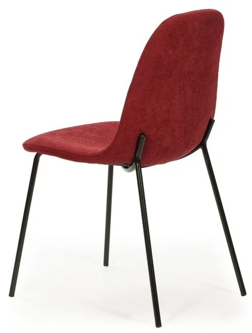 Червени трапезни столове в комплект от 4 бр. Renne – Marckeric