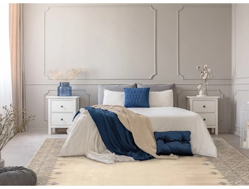 Бежов вълнен килим 200x300 cm Decori - Agnella