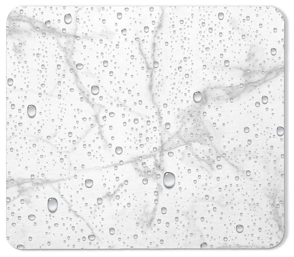 Бяло-сив килим за баня от диатомична глина 35x45 cm Aqua – douceur d'intérieur