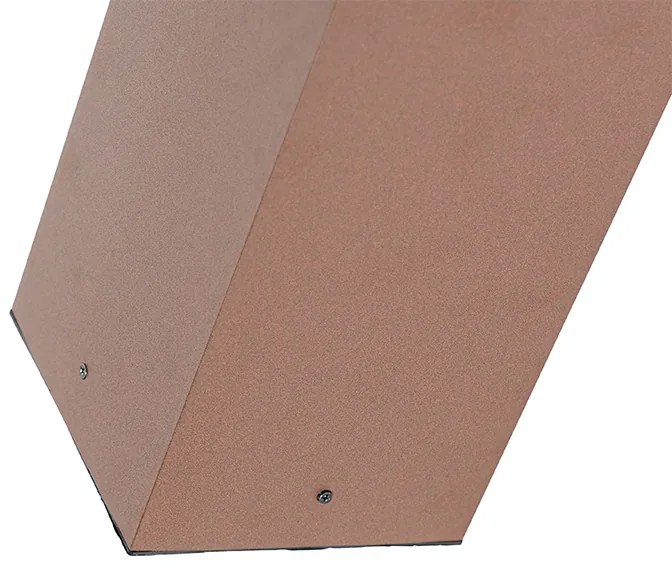 Индустриален външен подов аплик ръждяво кафяв 80 см IP44 - Charlois