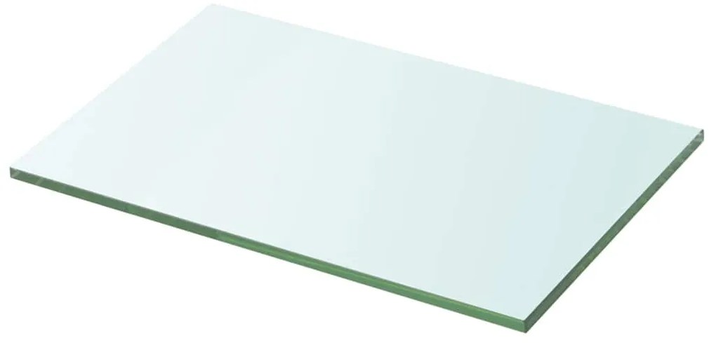 3051545 vidaXL Рафтове, 2 бр, панели прозрачно стъкло, 20x25 см