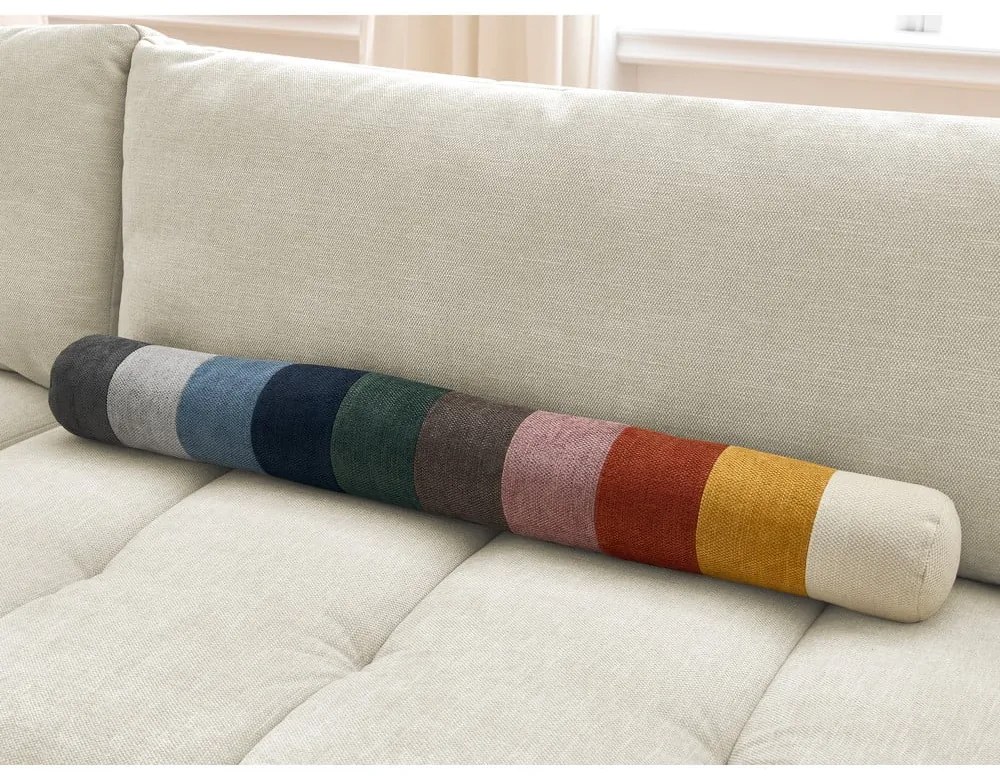 Бежов сгъваем/с място за съхранение ъглов диван (ляв ъгъл/L форма) Fuji – Bobochic Paris