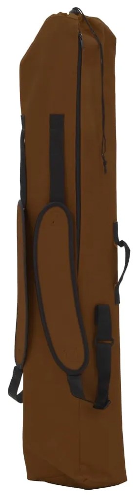 Хамак със сгъваема стойка, кафяв