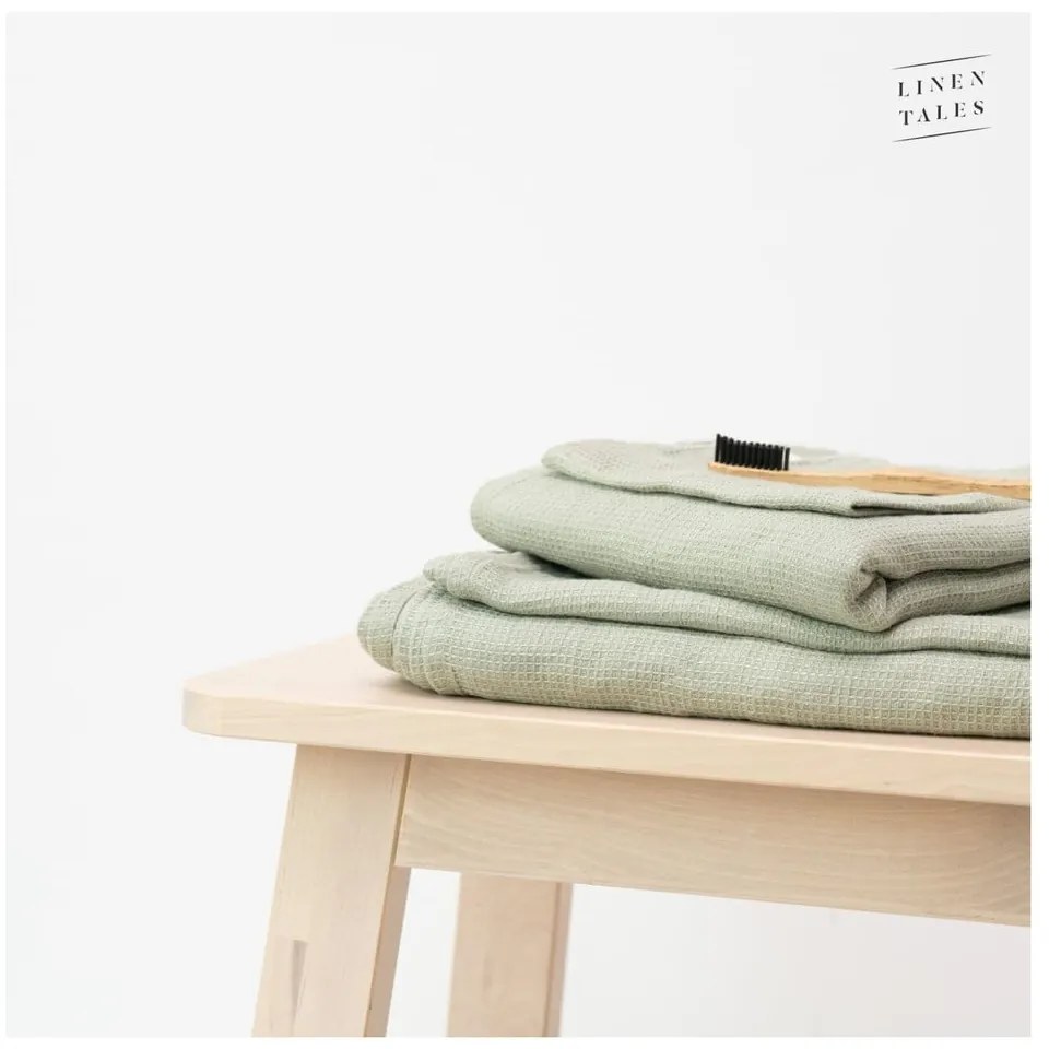 Зелена ленена кърпа 125x75 cm - Linen Tales