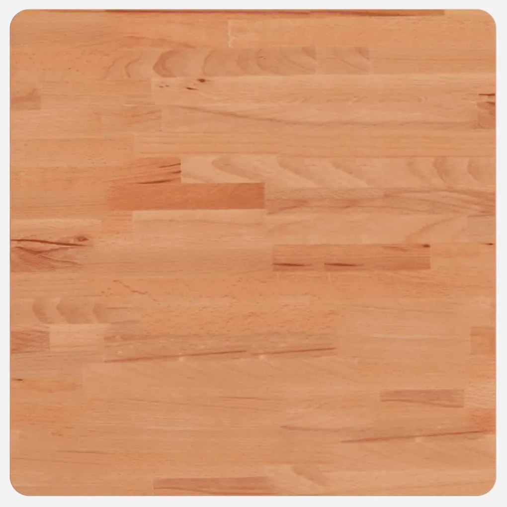 355979 vidaXL Плот за маса 50x50x4 см квадратен масивен бук