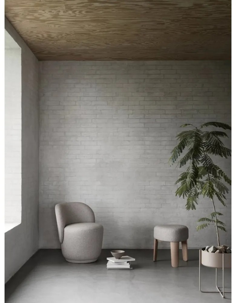 Бежова/естествена табуретка Kuon - Blomus