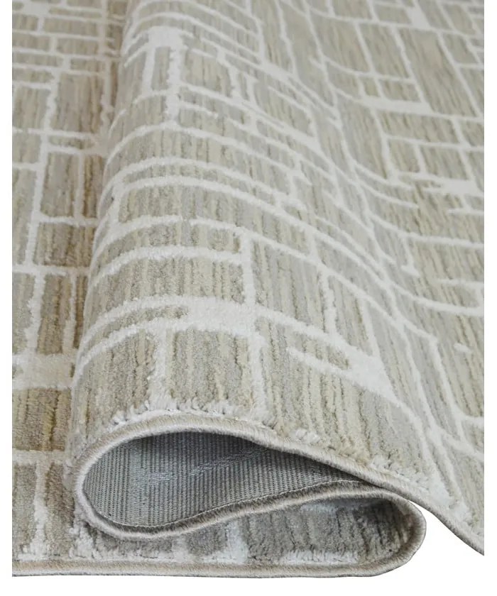 Сиво-бежов килим 80x150 cm Jaipur - Webtappeti