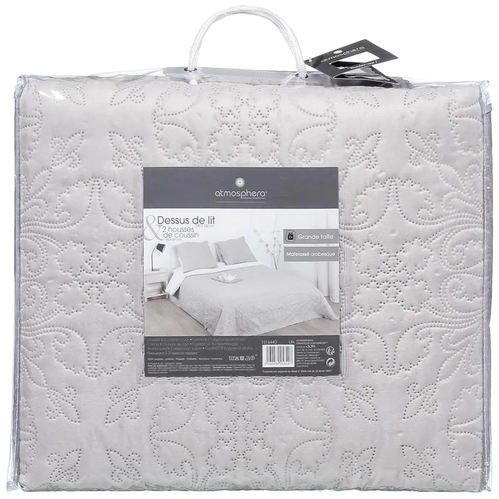 Шалте atmosphera Arabesque, 240x260 cm - Минерално синьо