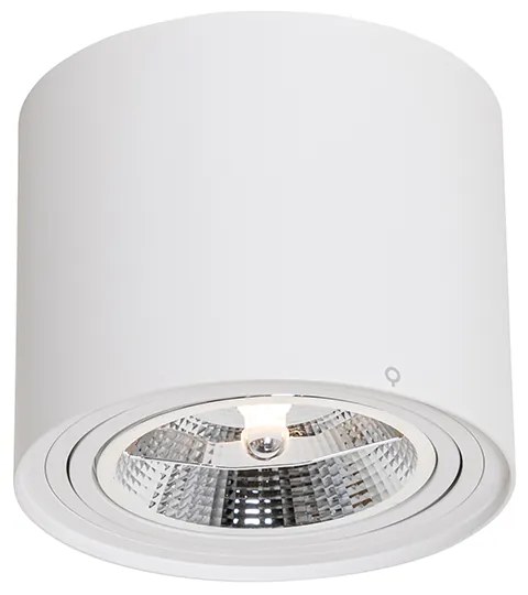 Модерен таванен прожектор бял въртящ се и наклоняващ се AR111 - Rondoo Up