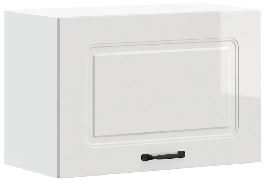 853599 vidaXL Кухненски стенен шкаф, Kalmar, бял гланц, инженерно дърво