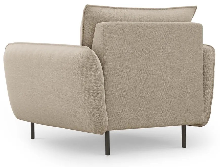 Кресло от бежово кадифе Vienna - Cosmopolitan Design